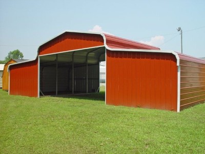 Metal Barn | Regular Roof | 42W x 21L x 10H | Ag Barn